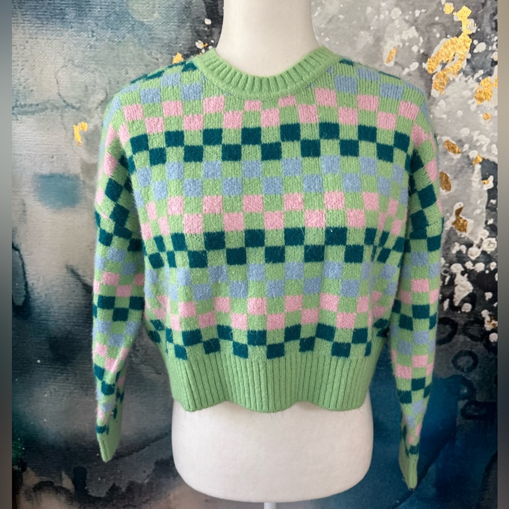 Cotton On | Cheery Checkered Sweater